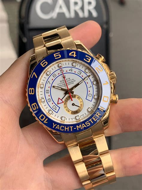 rolex yacht master ii yellow gold watch retail price|rolex yacht master 2 gold.